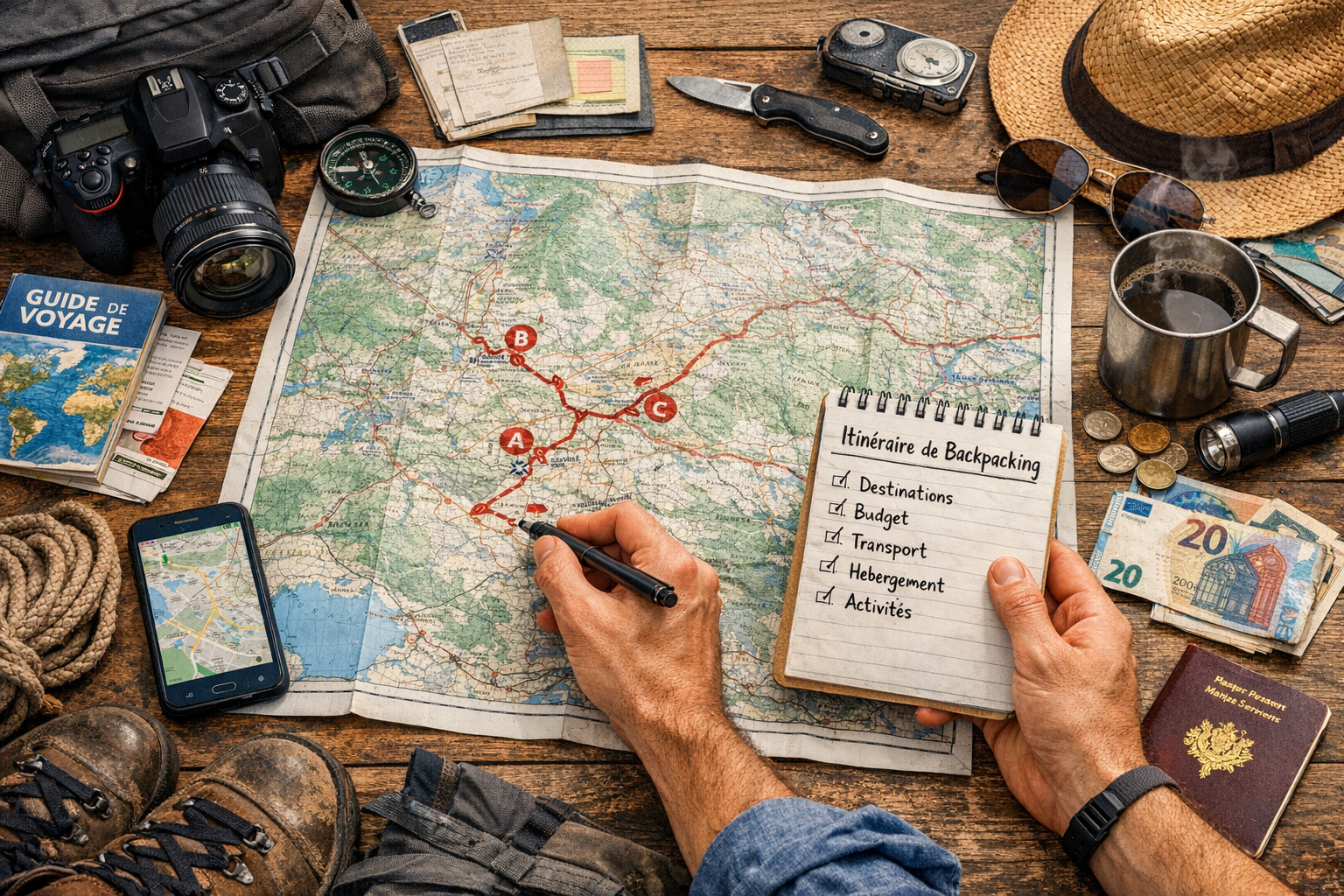 Préparer un itinéraire de backpacking : guide pratique et astuces