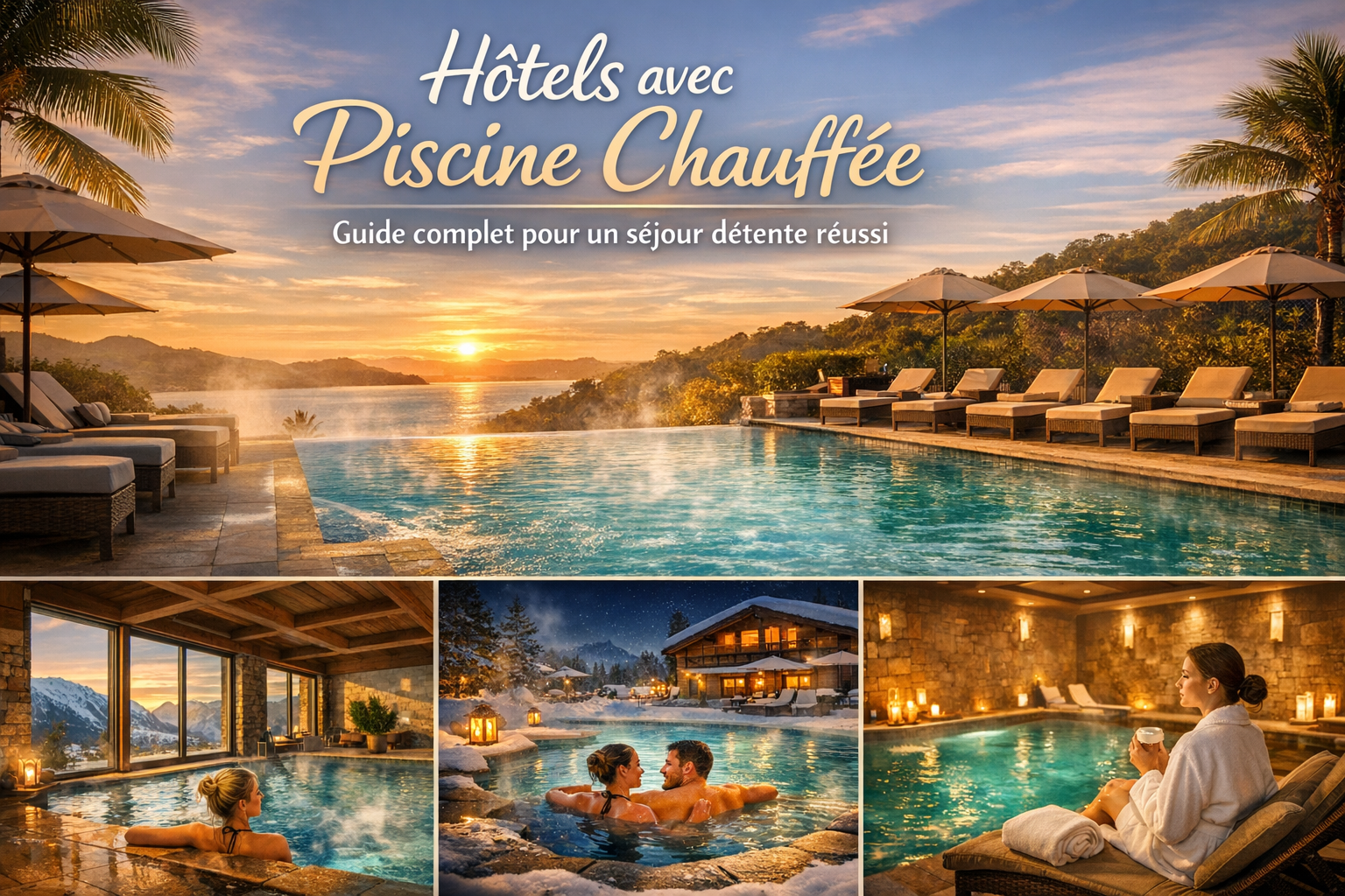 Hôtels avec piscine chauffée : guide complet pour un séjour détente réussi